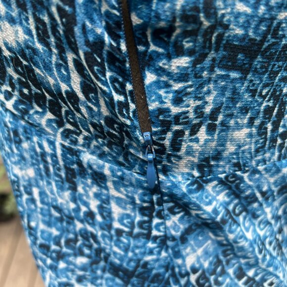 Derek Lam Women's M Blue Sleeveless Maxi Dress - Picture 4 of 8